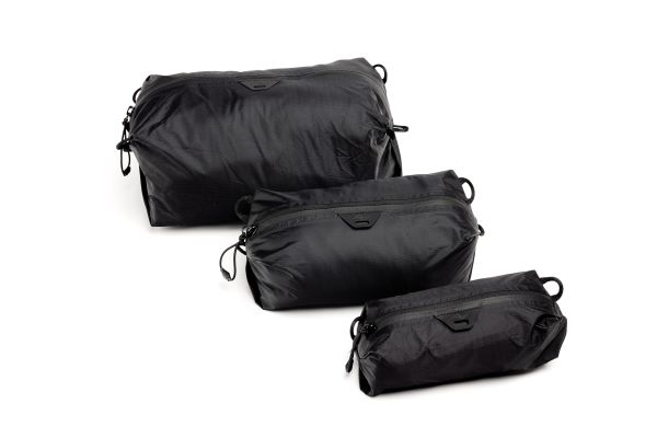 Peak Design präsentiert Travel Duffel 50L + 80L, Tech Pouch Small, Ultralight Packing Cubes, Packable Tote 5